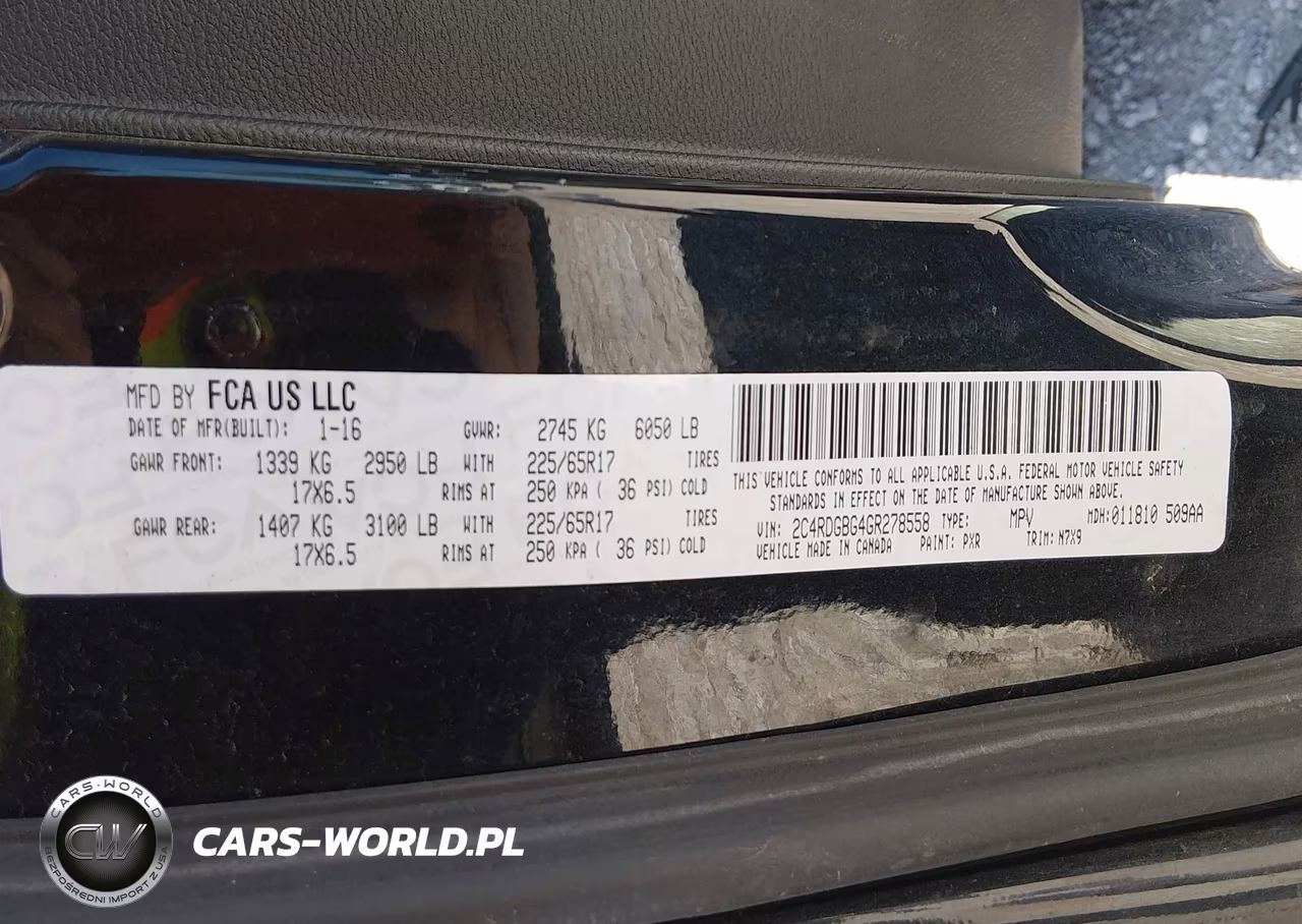 2016 Dodge Grand Caravan Se Plus VIN:2C4RDGBG4GR278558 - 9