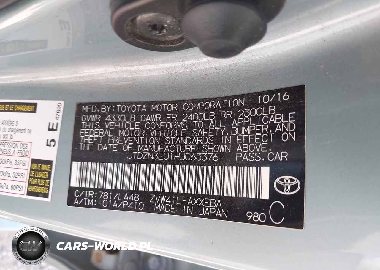 2017 Toyota Prius V Five VIN:JTDZN3EU1HJ063376 - 9