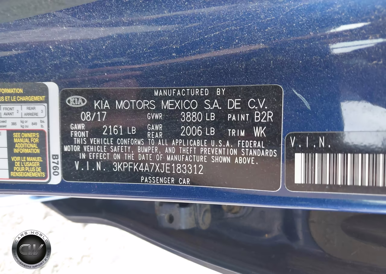 2018 Kia Forte Lx VIN:3KPFK4A7XJE183312 - 9