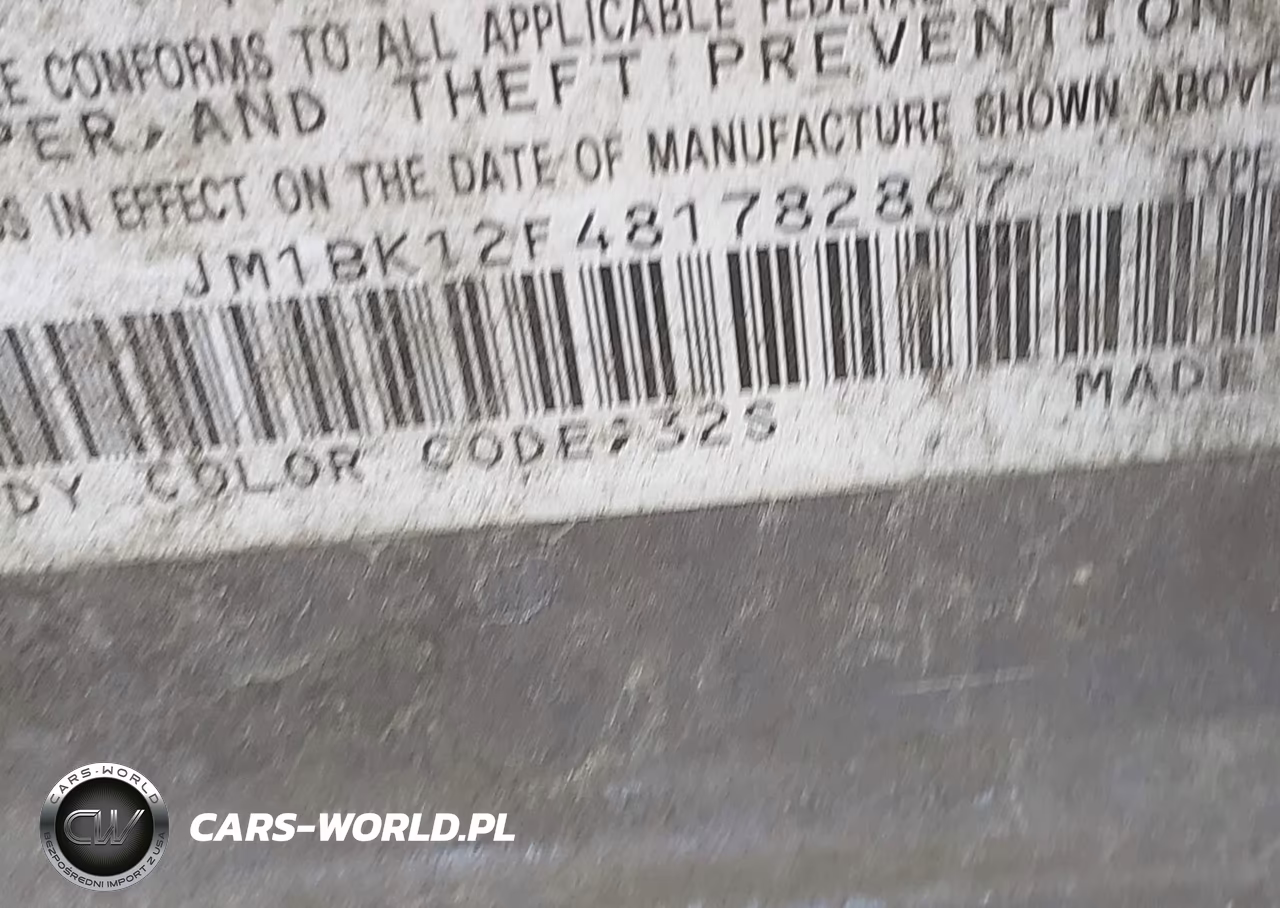 2008 Mazda Mazda3 I VIN:JM1BK12F481782867 - 9