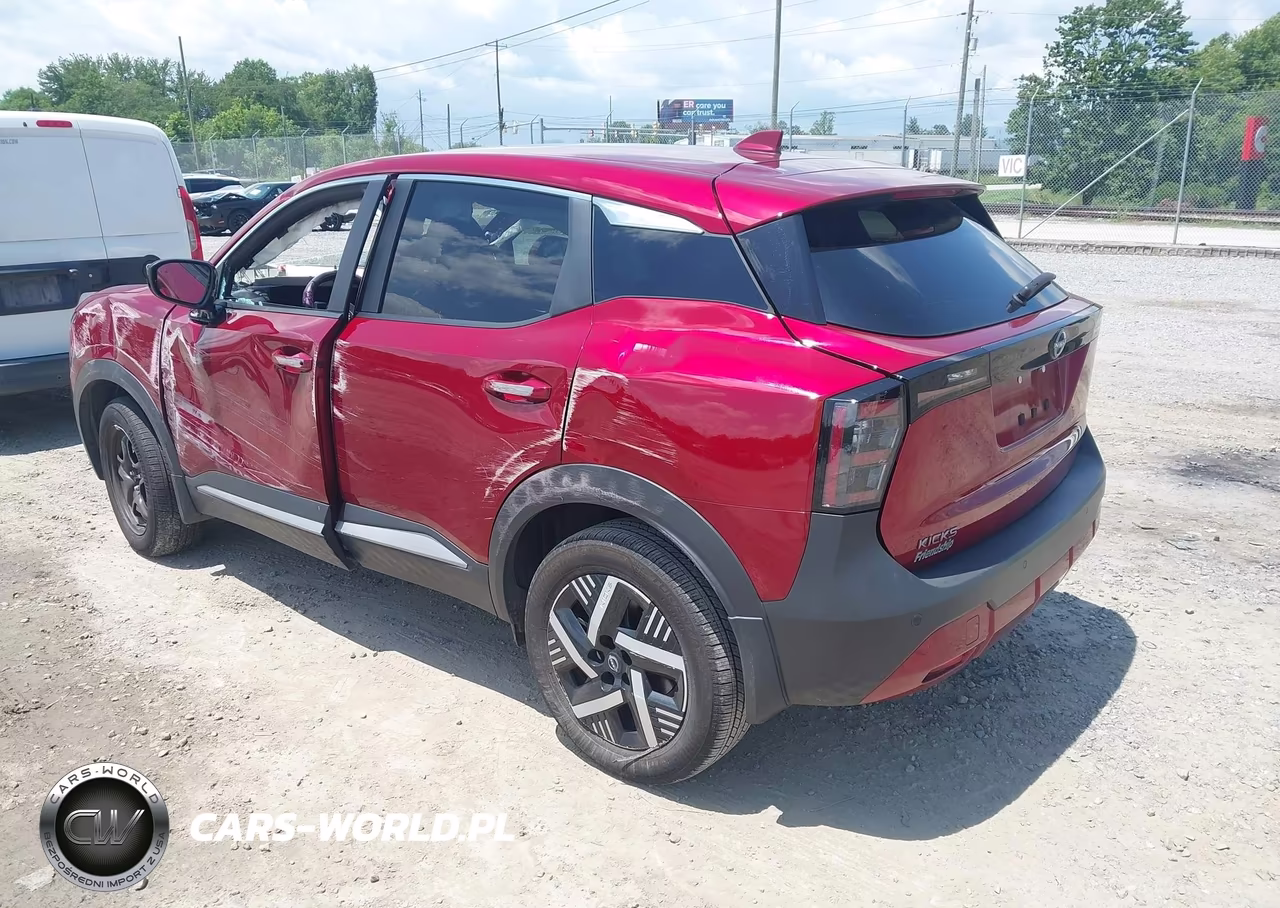 2025 Nissan Kicks Sv Fwd VIN:3N8AP6CA3SL347078 - 3