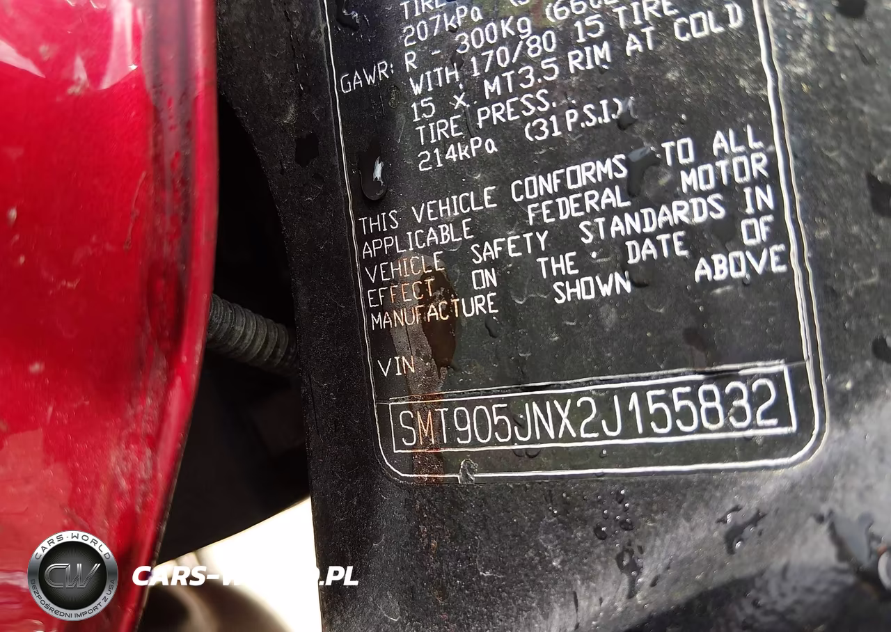2002 Triumph Motorcycle Bonneville America VIN:SMT905JNX2J155832 - 10