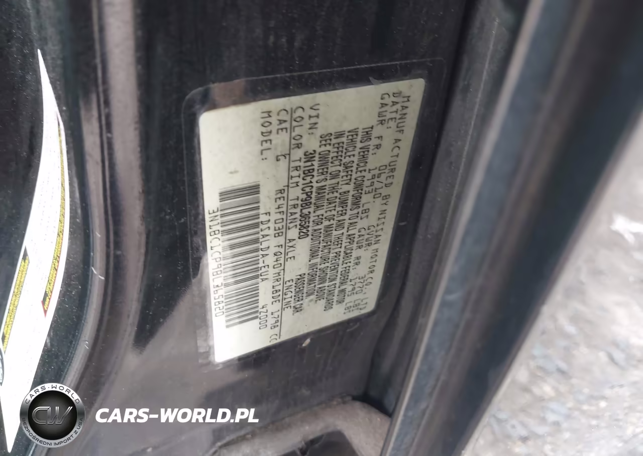 2011 Nissan Versa 1.8S VIN:3N1BC1CP9BL365820 - 9