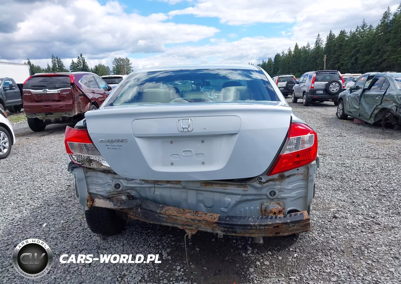 2012 Honda Civic Lx VIN:2HGFB2F54CH523025 - 17