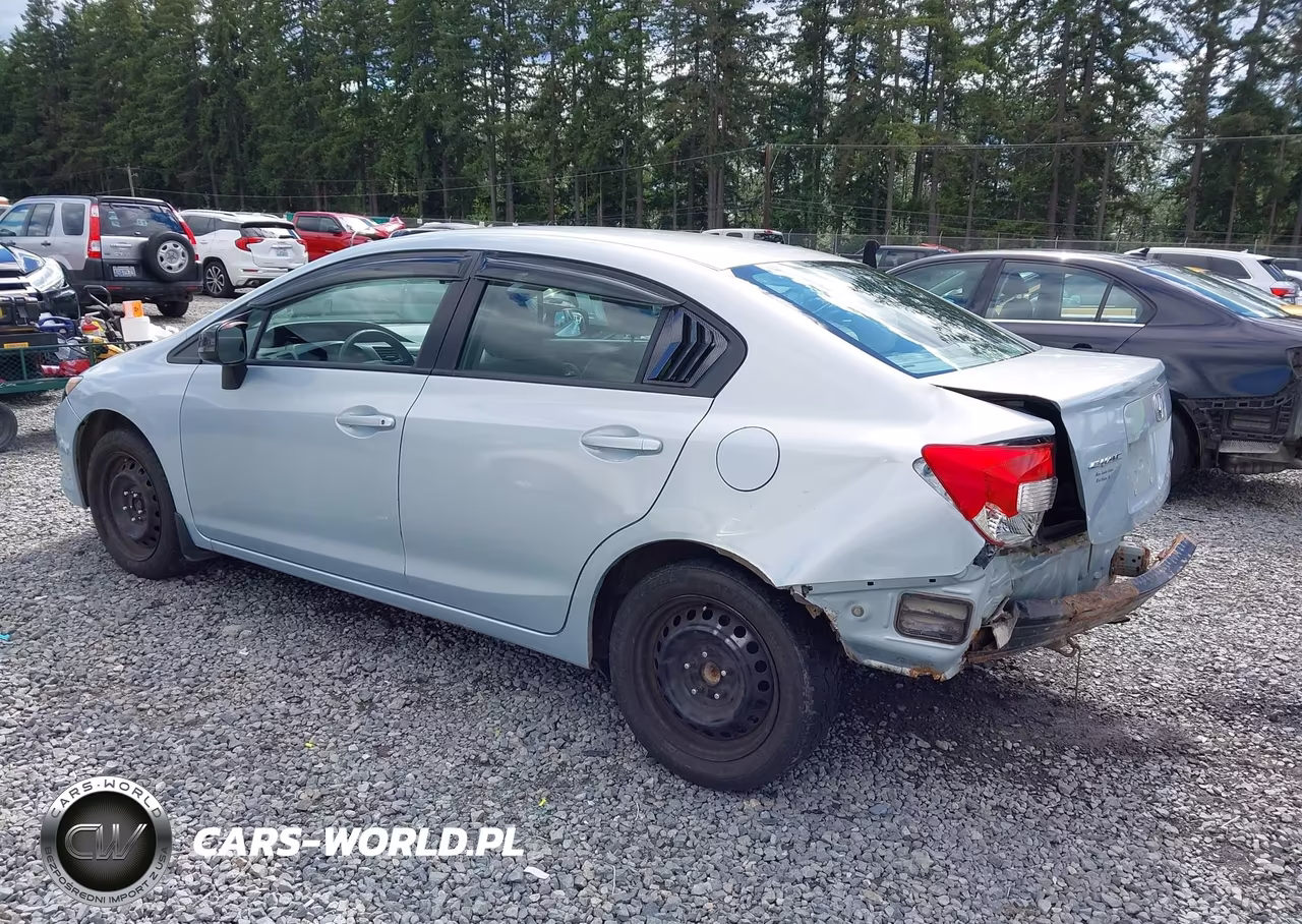 2012 Honda Civic Lx VIN:2HGFB2F54CH523025 - 3