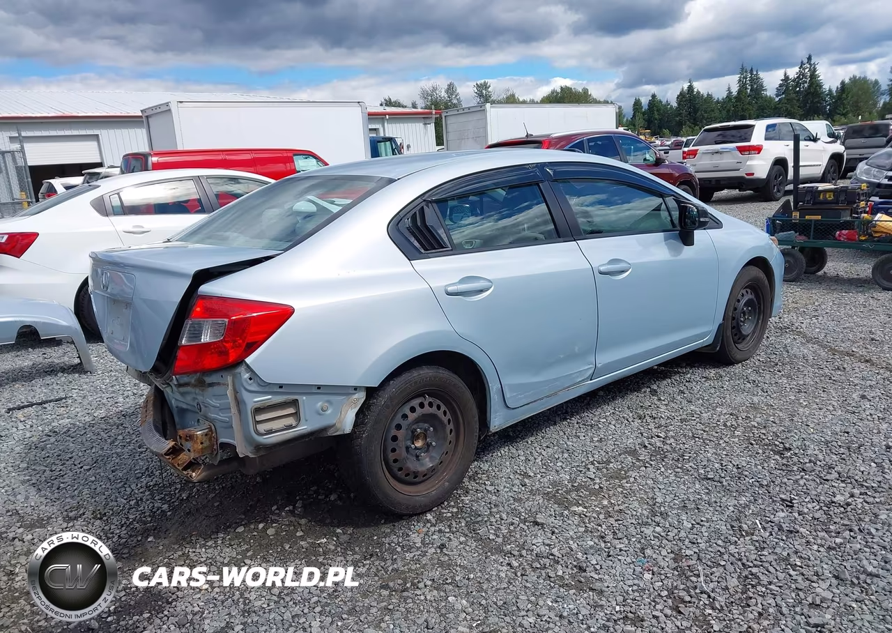 2012 Honda Civic Lx VIN:2HGFB2F54CH523025 - 4