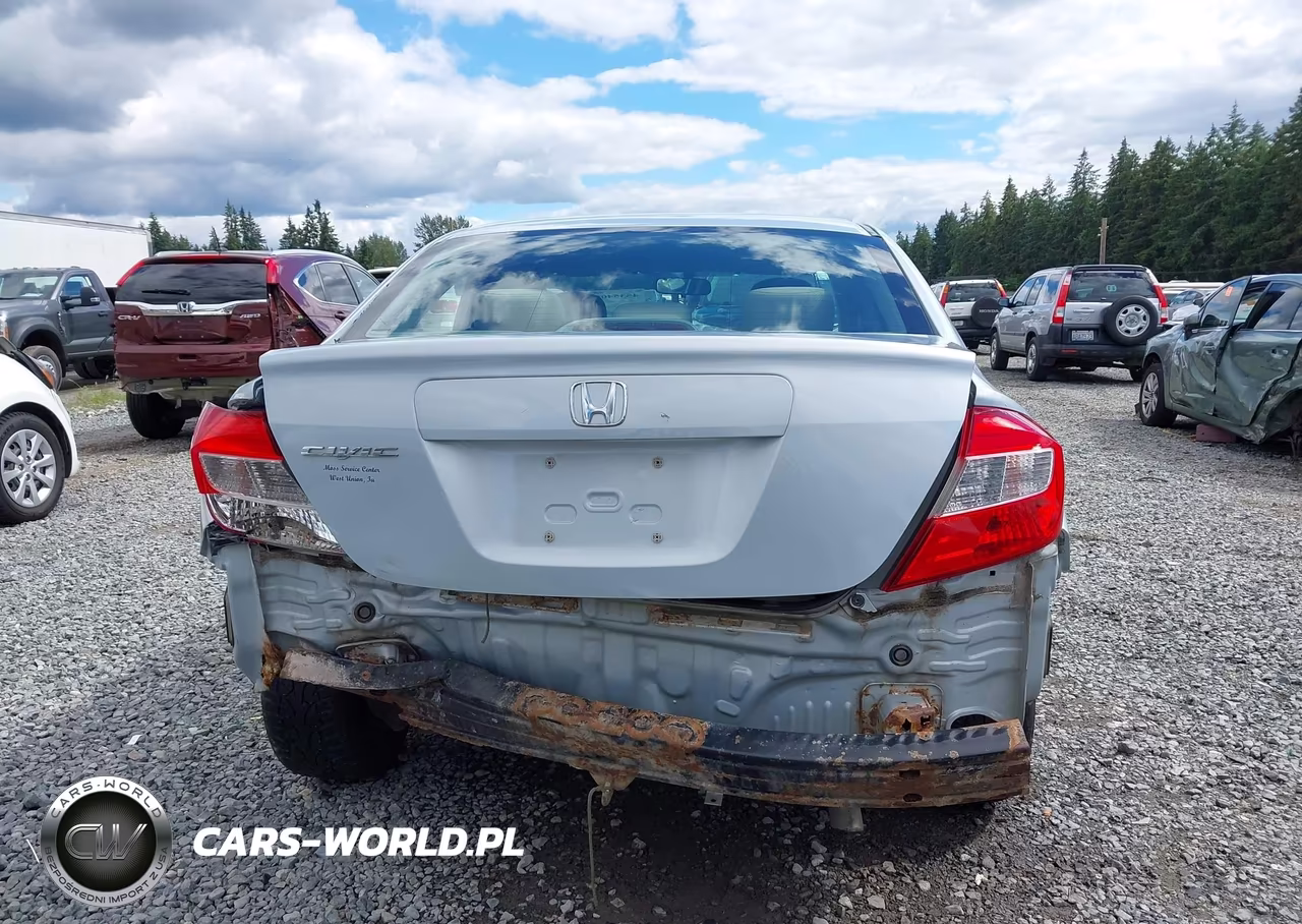 2012 Honda Civic Lx VIN:2HGFB2F54CH523025 - 6