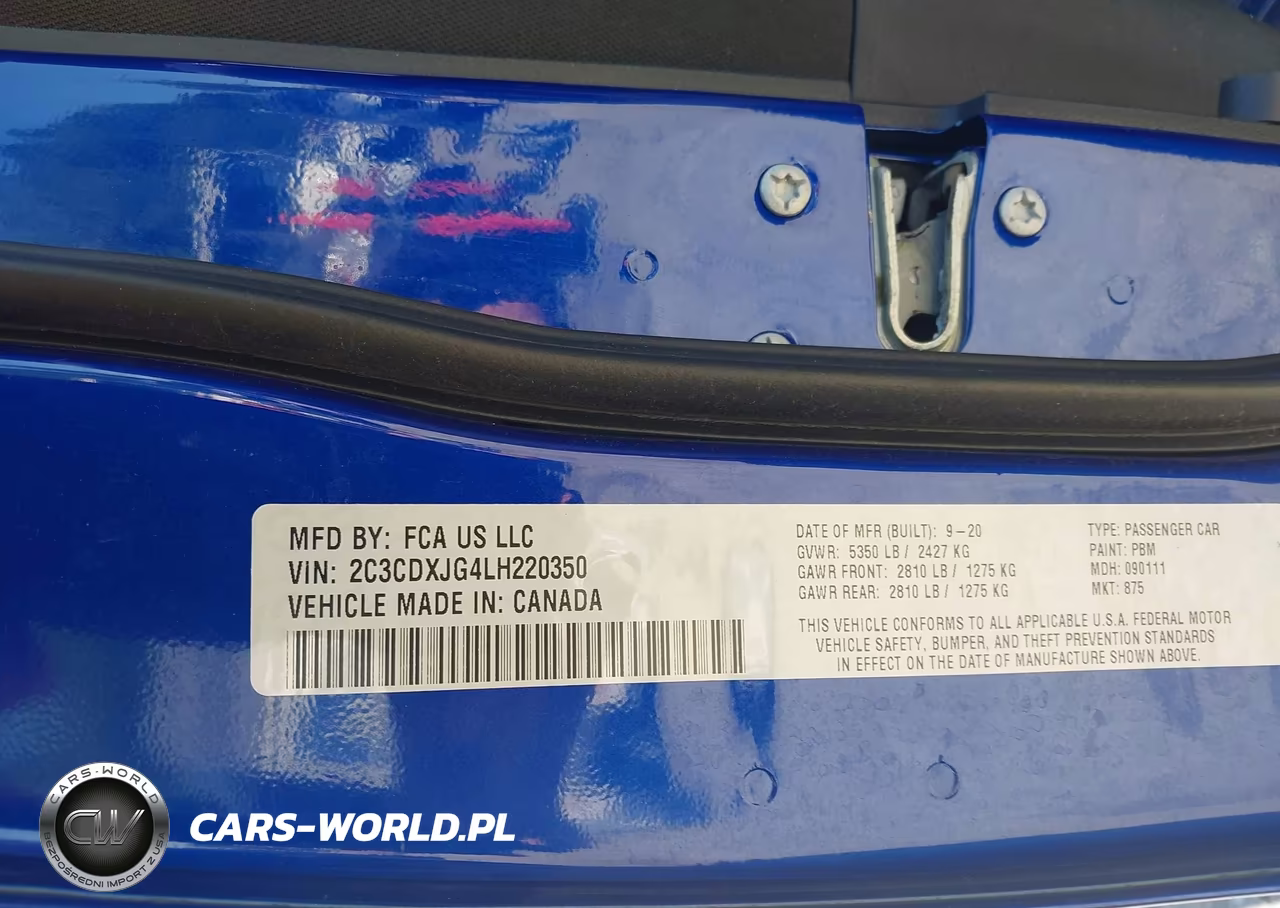 2020 Dodge Charger Sxt Awd VIN:2C3CDXJG4LH220350 - 9