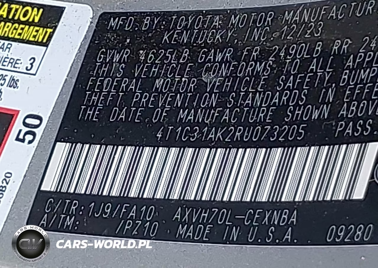 2024 Toyota Camry Hybrid Le VIN:4T1C31AK2RU073205 - 9