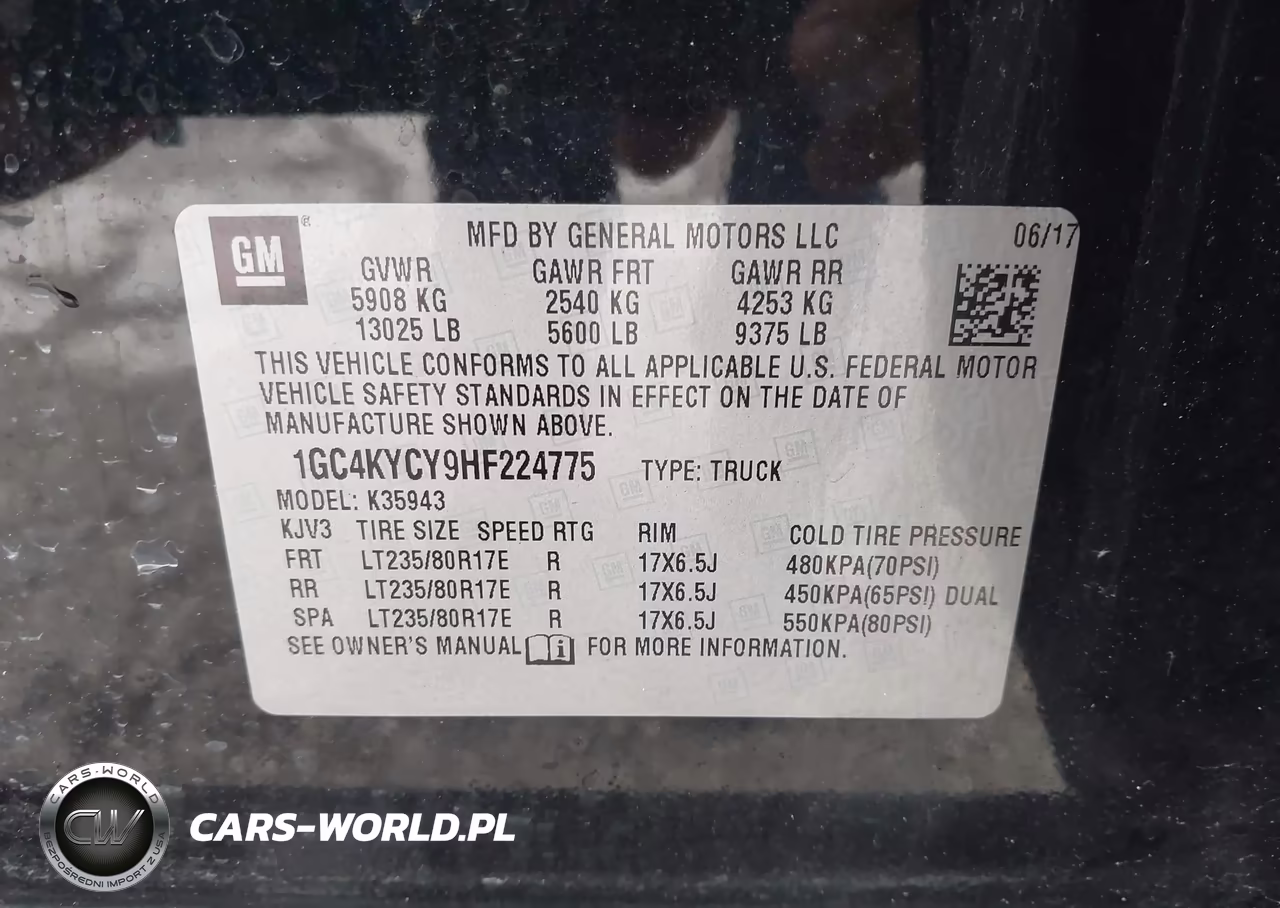 2017 Chevrolet Silverado 3500Hd Wt VIN:1GC4KYCY9HF224775 - 9