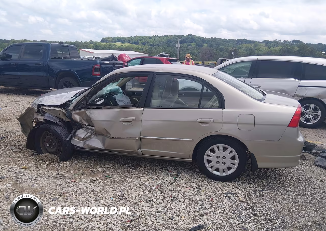 2004 Honda Civic Lx VIN:2HGES155X4H596876 - 15