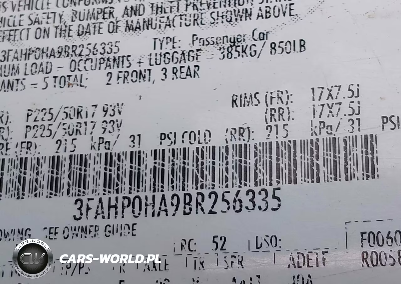2011 Ford Fusion Se VIN:3FAHP0HA9BR256335 - 9