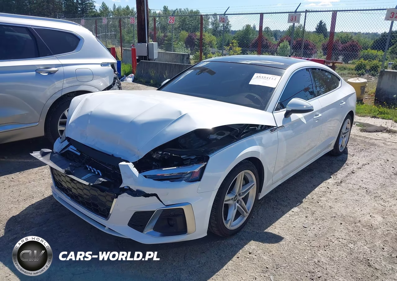 2021 Audi A5 Sportback Premium 45 Tfsi Quattro S Tronic VIN:WAUDACF58MA053299 - 2