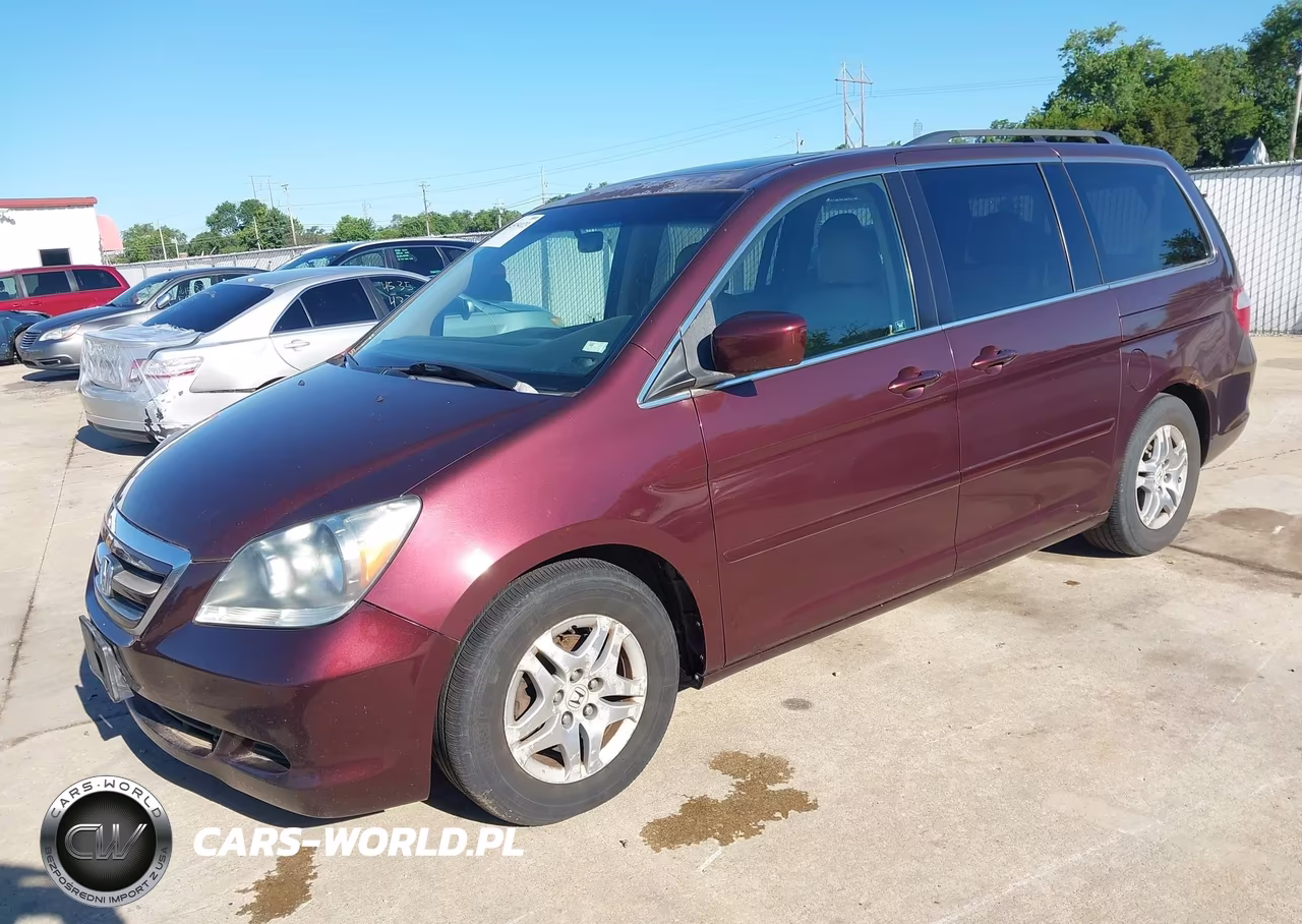 2007 Honda Odyssey Ex-L VIN:5FNRL38757B442012 - 2
