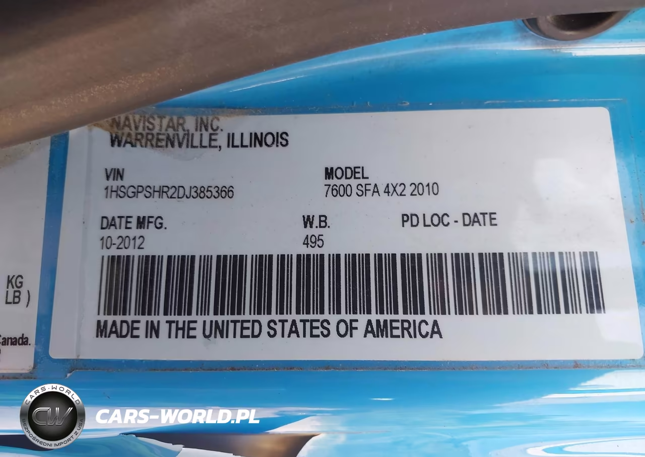 2013 International 7000 7600 VIN:1HSGPSHR2DJ385366 - 9
