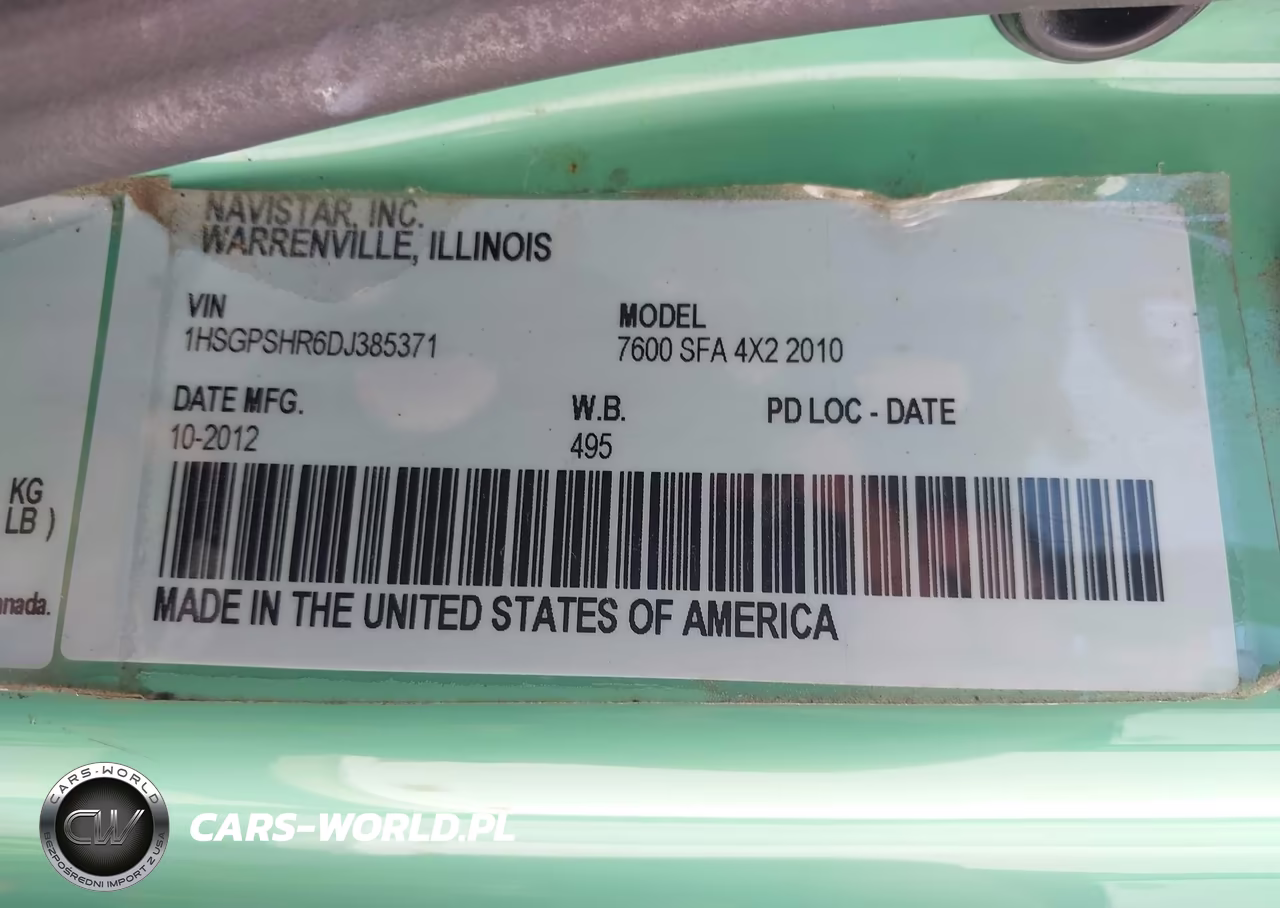 2013 International 7000 7600 VIN:1HSGPSHR6DJ385371 - 9