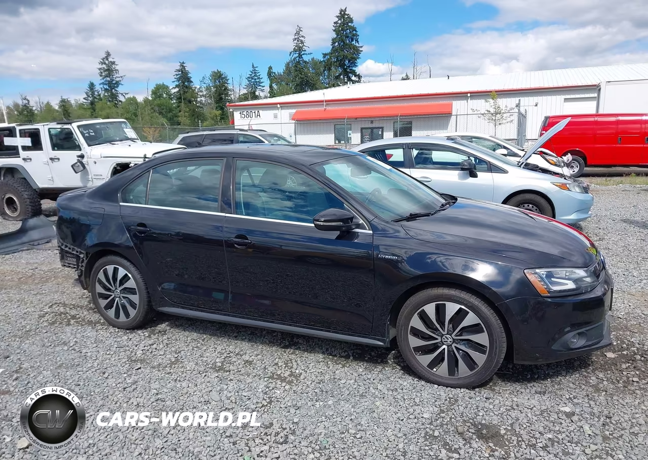 2013 Volkswagen Jetta Hybrid Sel Premium VIN:3VW637AJ4DM233168 - 14