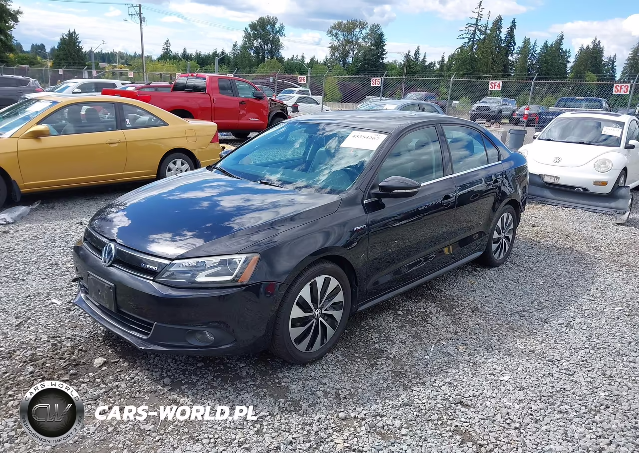 2013 Volkswagen Jetta Hybrid Sel Premium VIN:3VW637AJ4DM233168 - 2