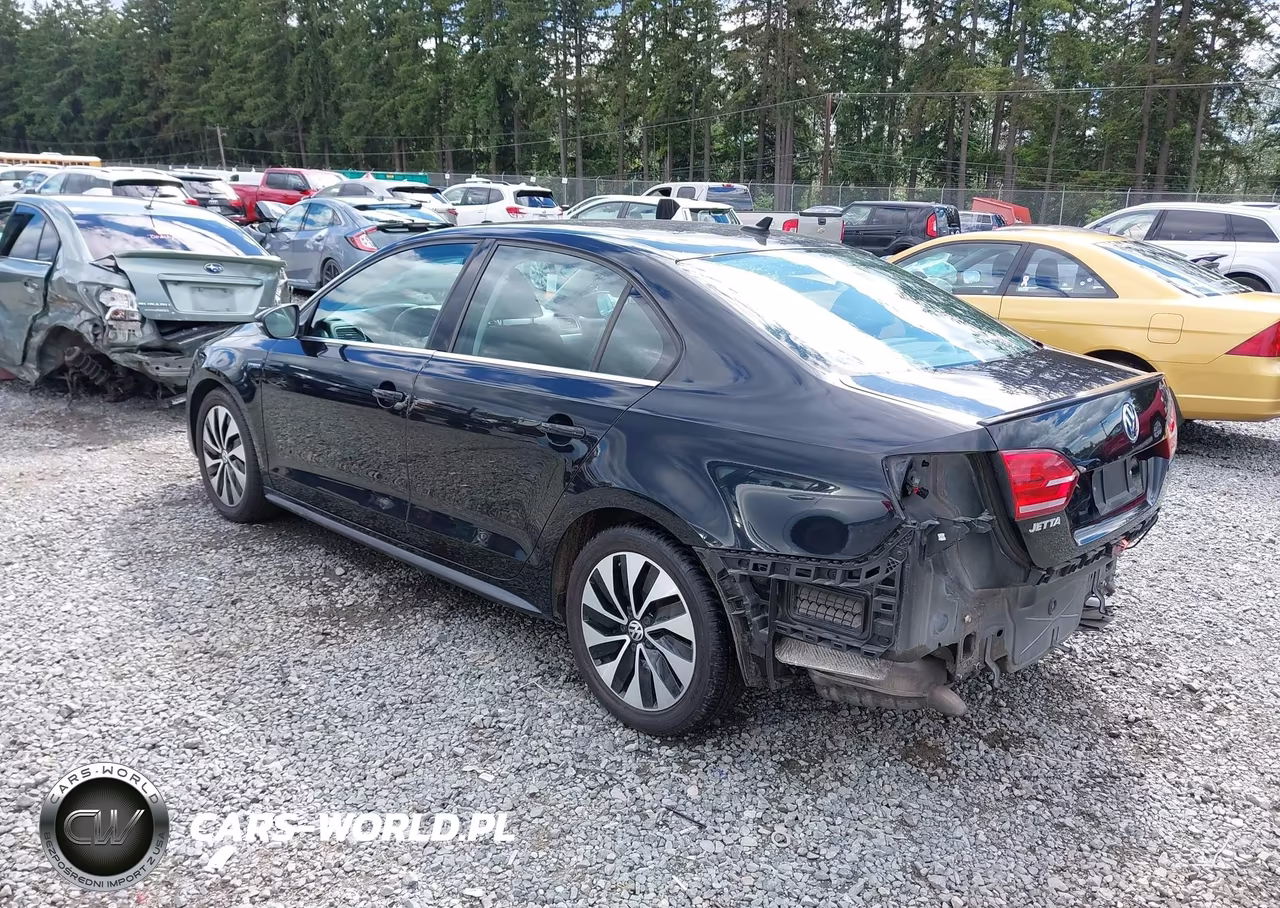 2013 Volkswagen Jetta Hybrid Sel Premium VIN:3VW637AJ4DM233168 - 3