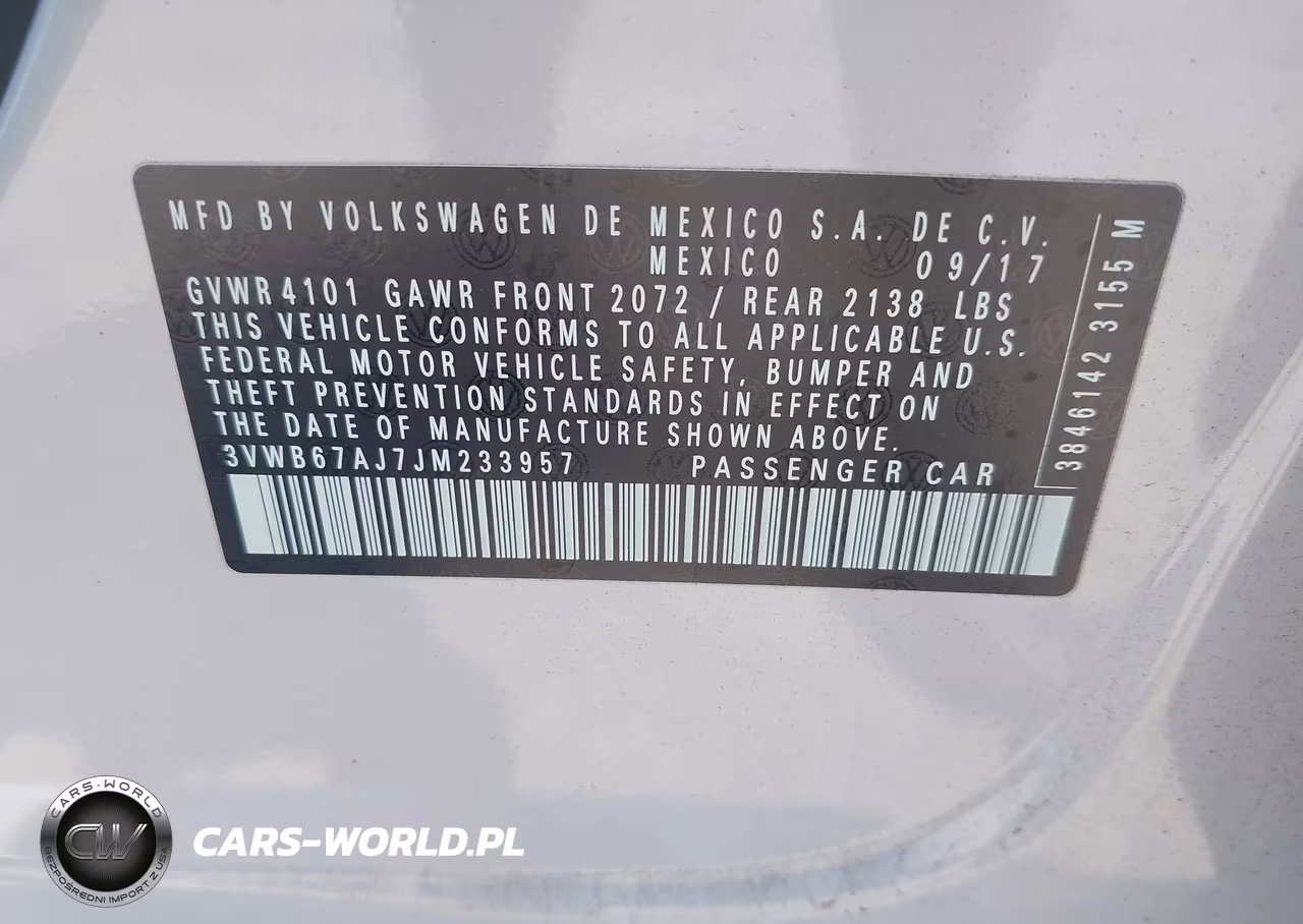 2018 Volkswagen Jetta 1.4T Se-1.4T Wolfsburg Edition VIN:3VWB67AJ7JM233957 - 9