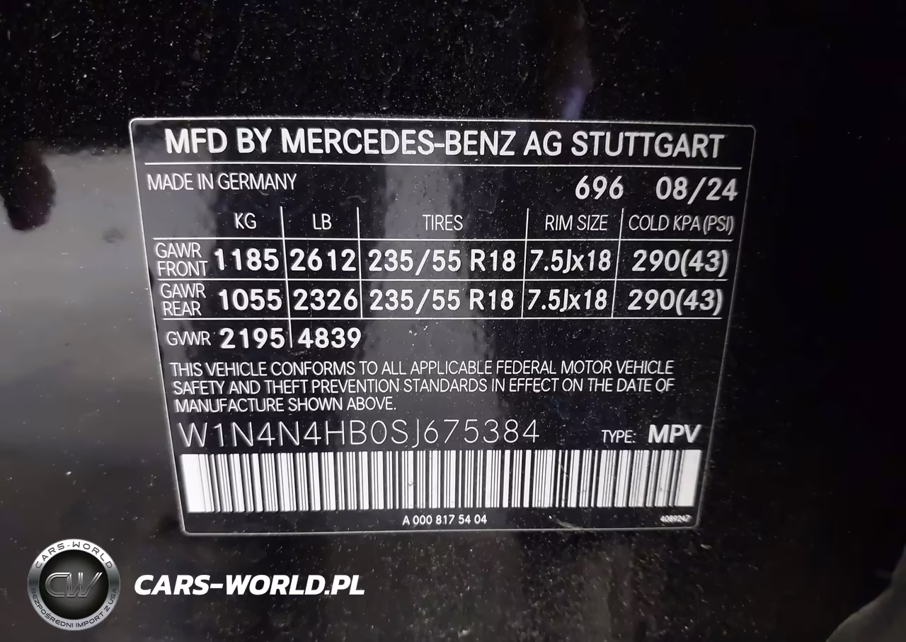 2025 Mercedes-Benz Gla 250 4Matic VIN:W1N4N4HB0SJ675384 - 9