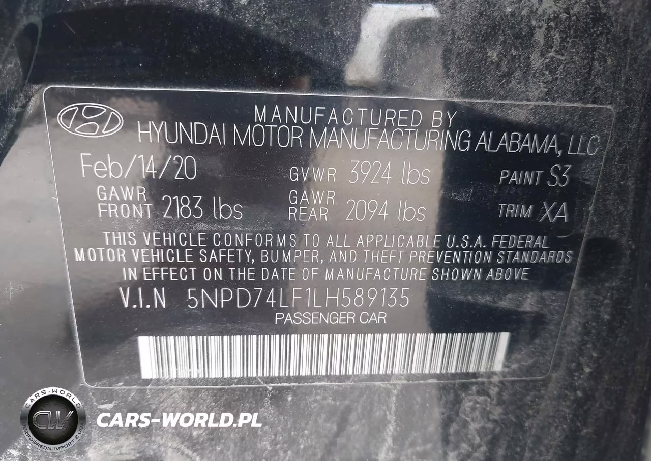 2020 Hyundai Elantra Se VIN:5NPD74LF1LH589135 - 9