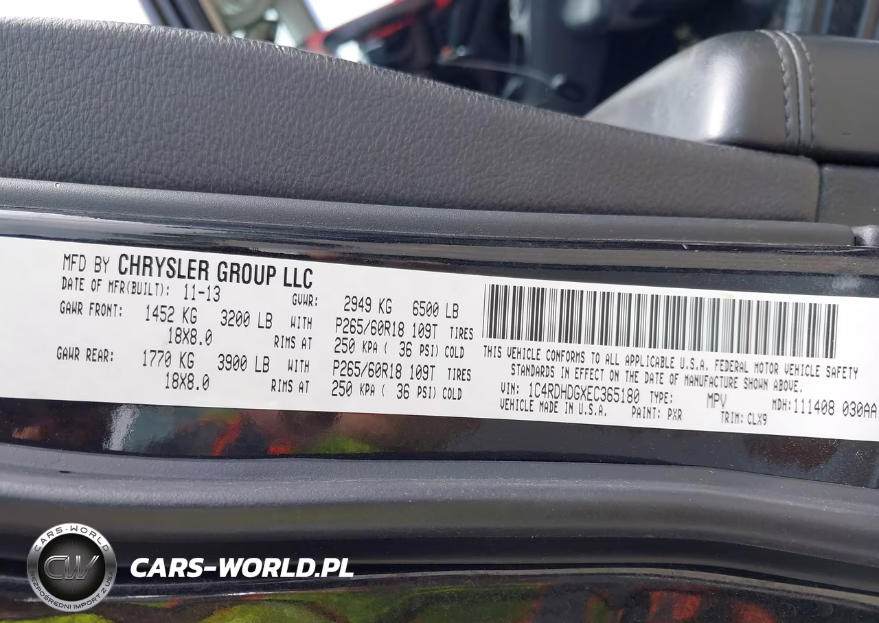 2014 Dodge Durango Limited VIN:1C4RDHDGXEC365180 - 9