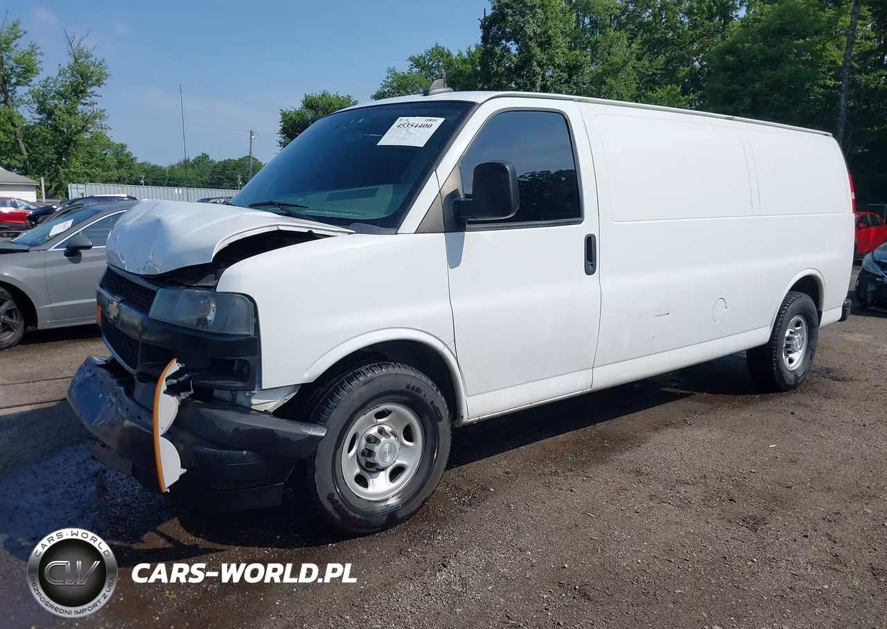 2020 Chevrolet Express Cargo Rwd 2500 Extended Wheelbase Wt VIN:1GCWGBFP7L1118874 - 2