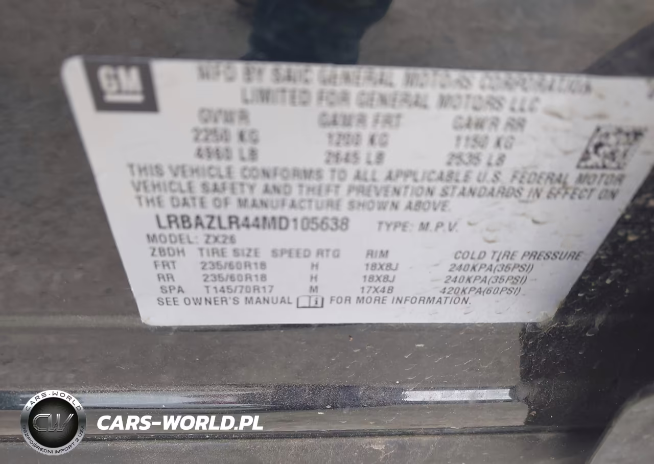 2021 Buick Envision Fwd Preferred VIN:LRBAZLR44MD105638 - 9