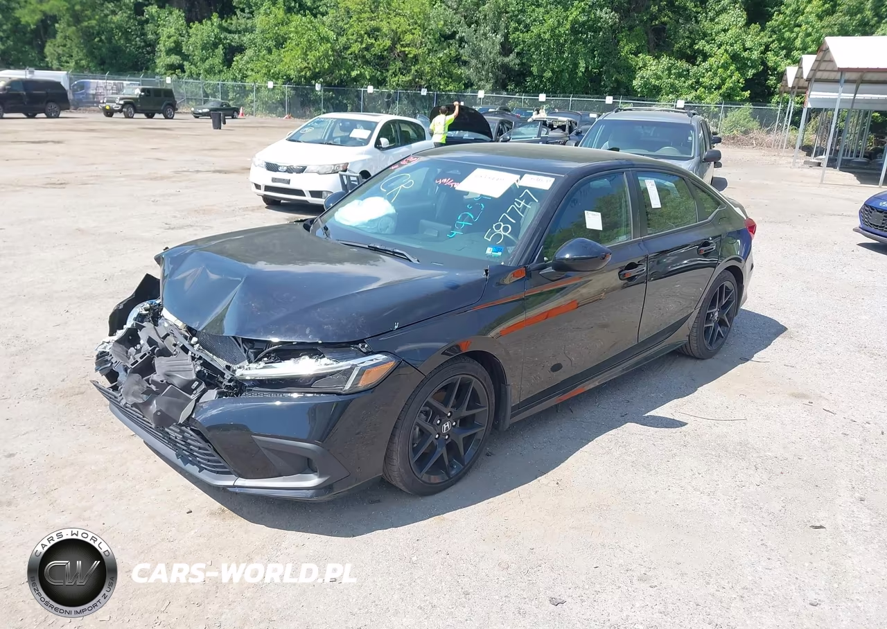 2022 Honda Civic Sport VIN:2HGFE2F57NH587747 - 2