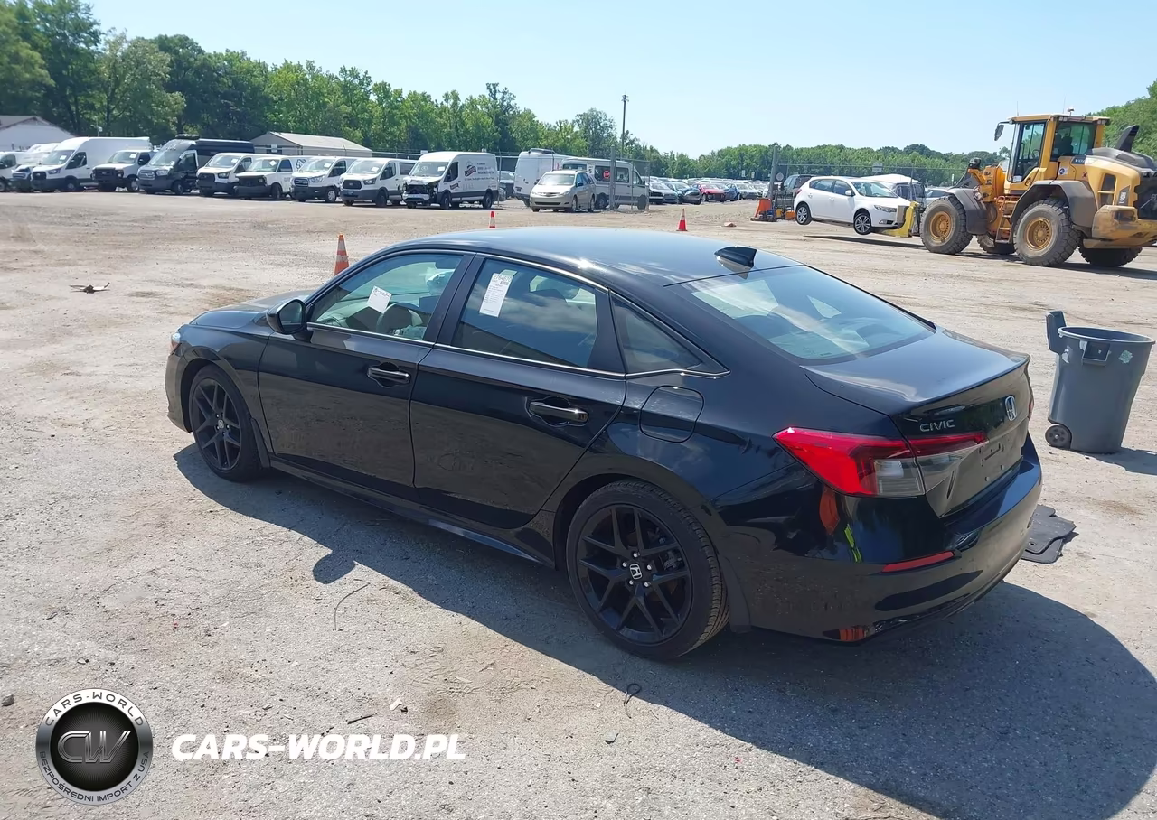 2022 Honda Civic Sport VIN:2HGFE2F57NH587747 - 3