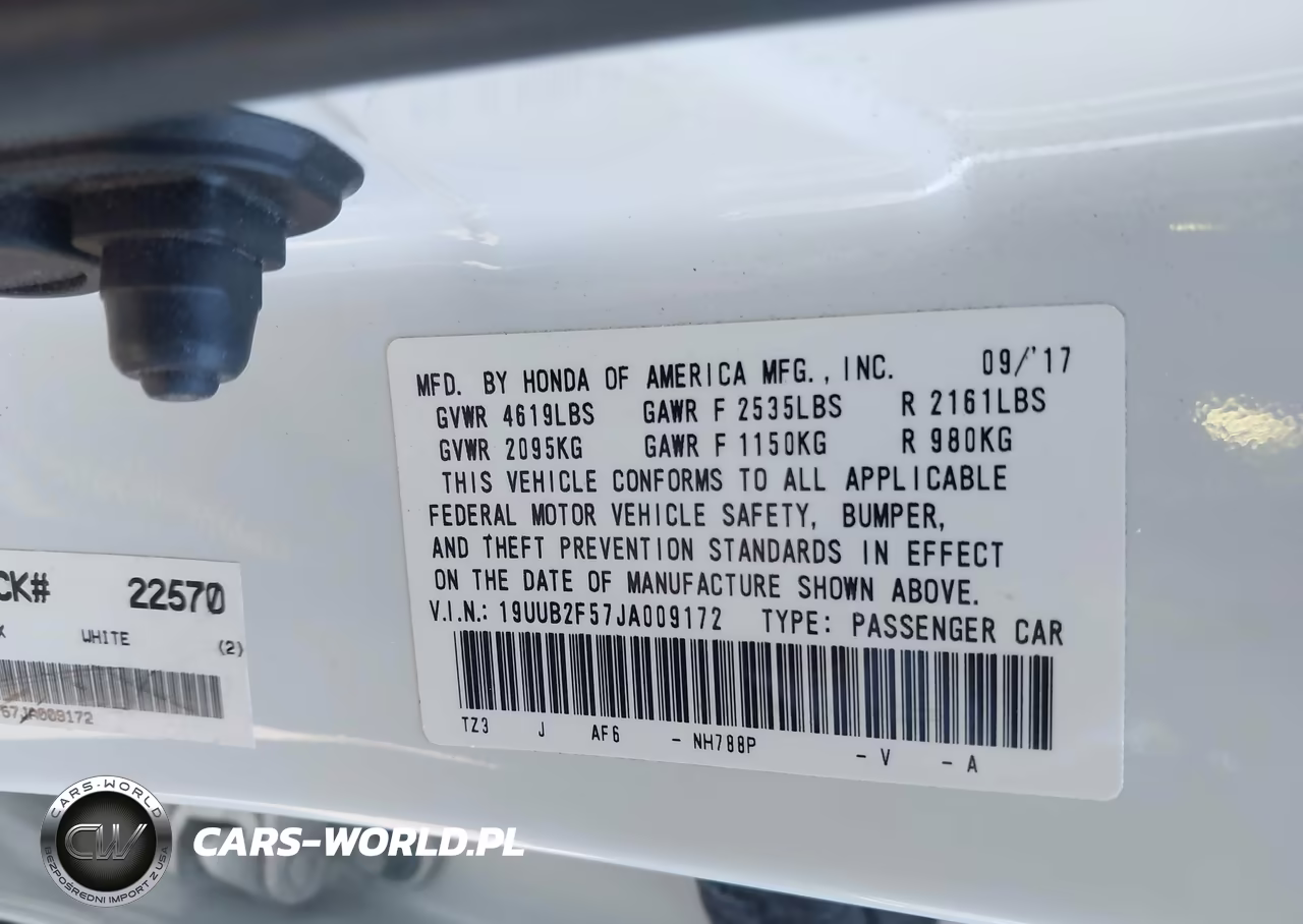 2018 Acura Tlx Tech Pkg VIN:19UUB2F57JA009172 - 9