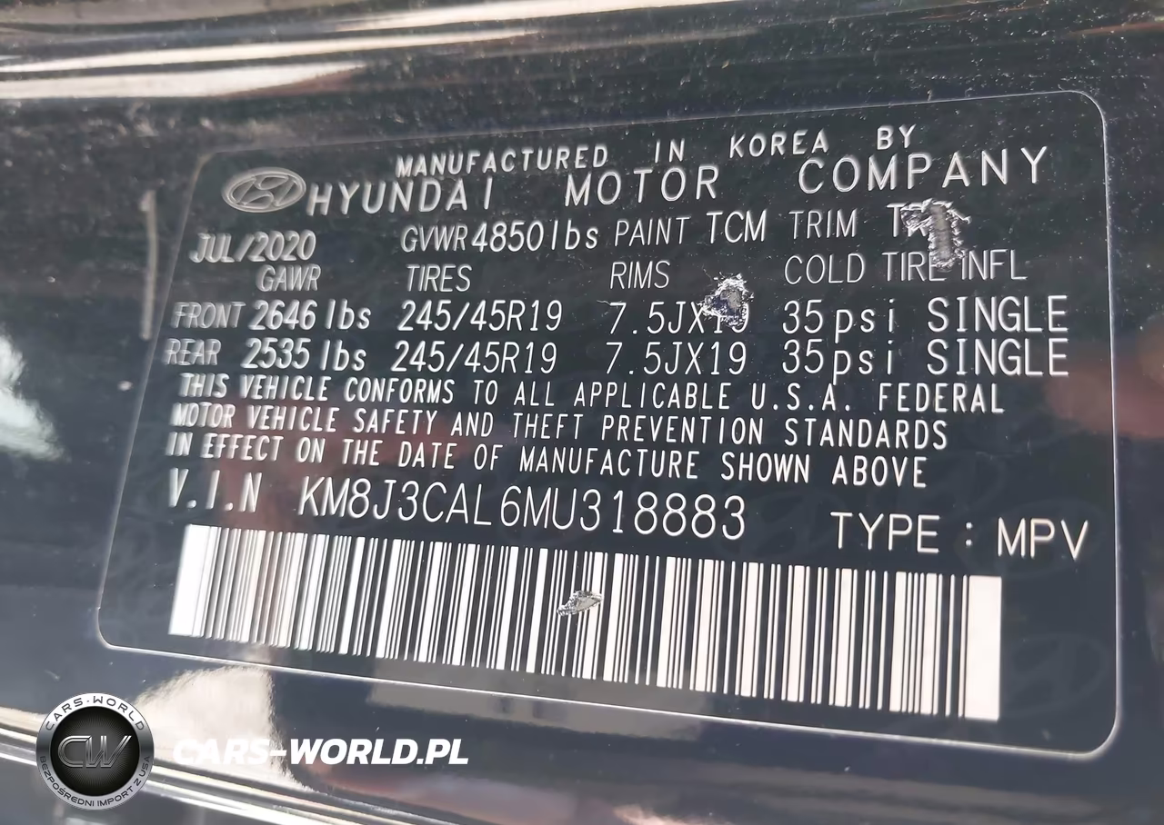 2021 Hyundai Tucson Sport VIN:KM8J3CAL6MU318883 - 9