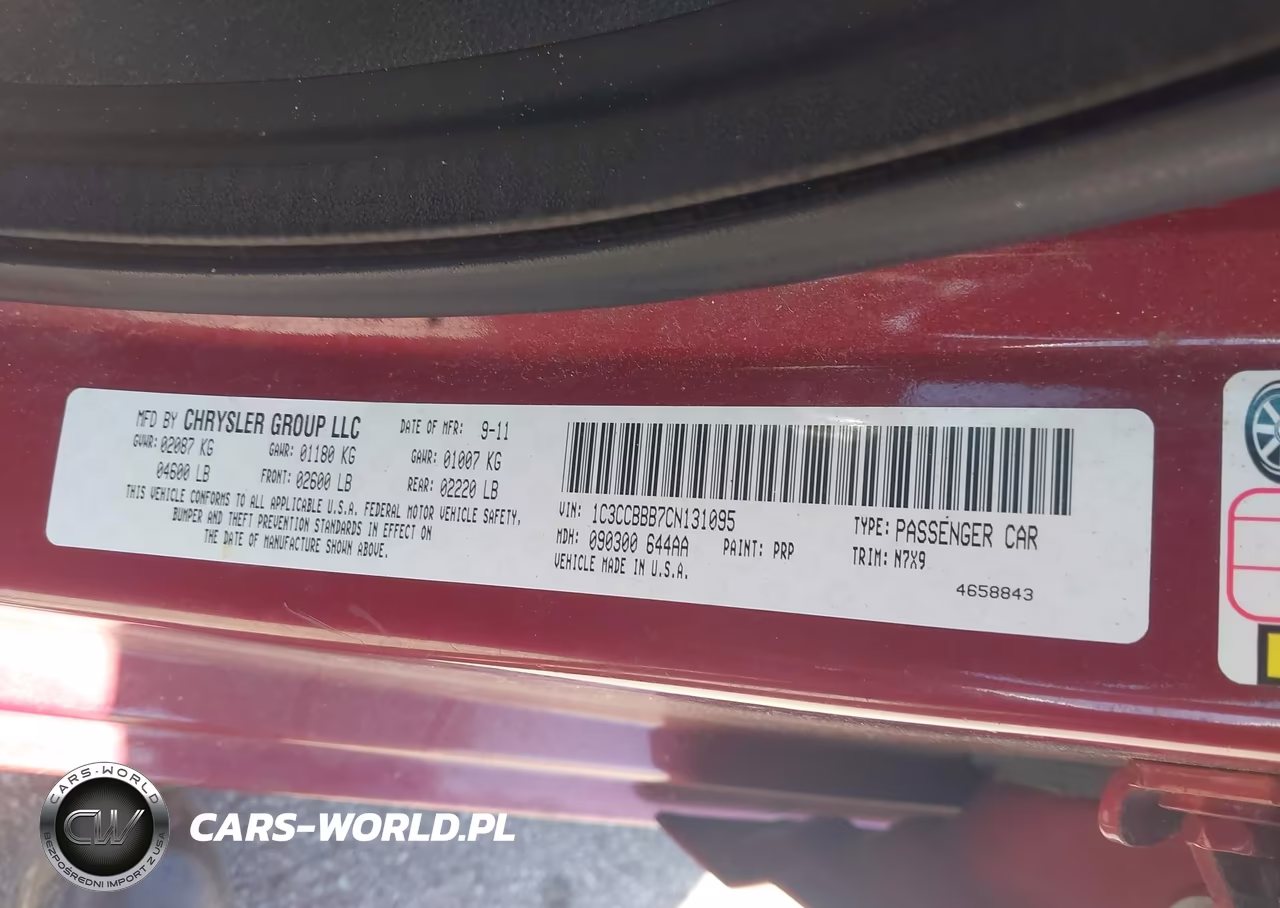 2012 Chrysler 200 Touring VIN:1C3CCBBB7CN131095 - 9