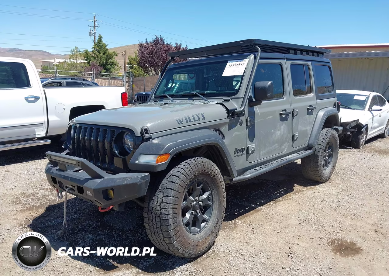 2021 Jeep Wrangler Unlimited Willys 4X4 VIN:1C4HJXDN1MW793164 - 2