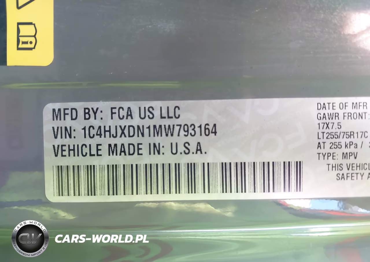2021 Jeep Wrangler Unlimited Willys 4X4 VIN:1C4HJXDN1MW793164 - 9