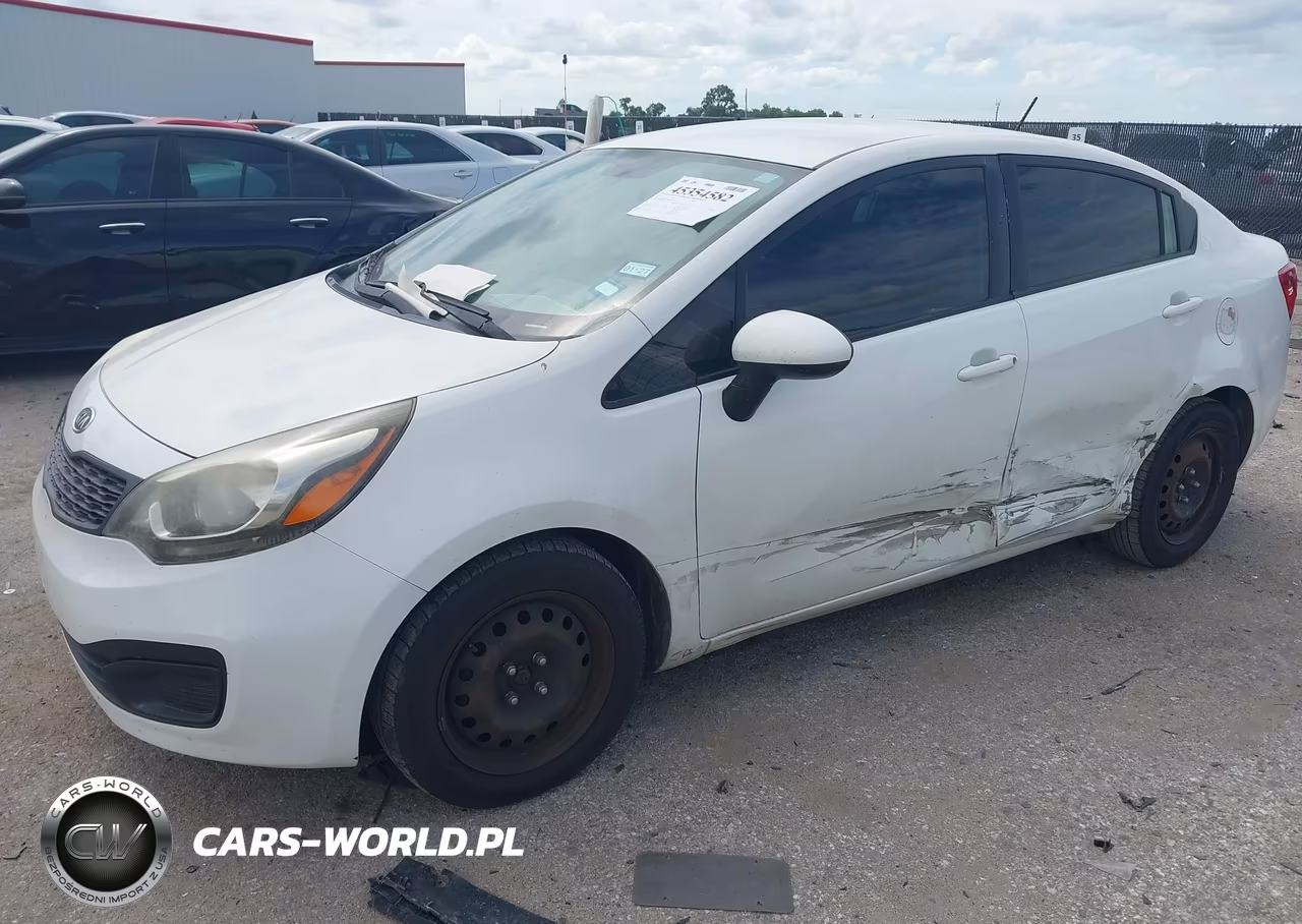 2012 Kia Rio Lx VIN:KNADM4A38C6057583 - 2