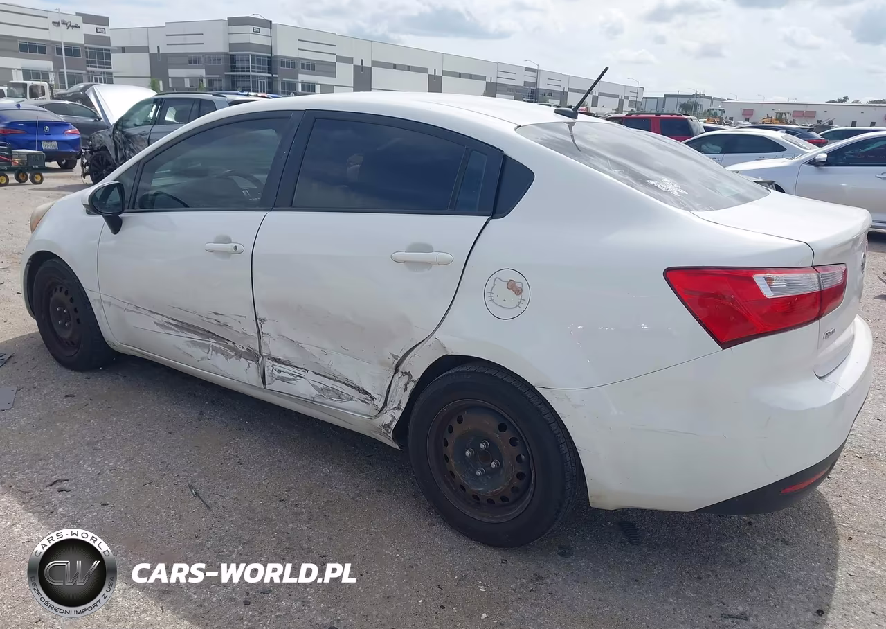 2012 Kia Rio Lx VIN:KNADM4A38C6057583 - 3