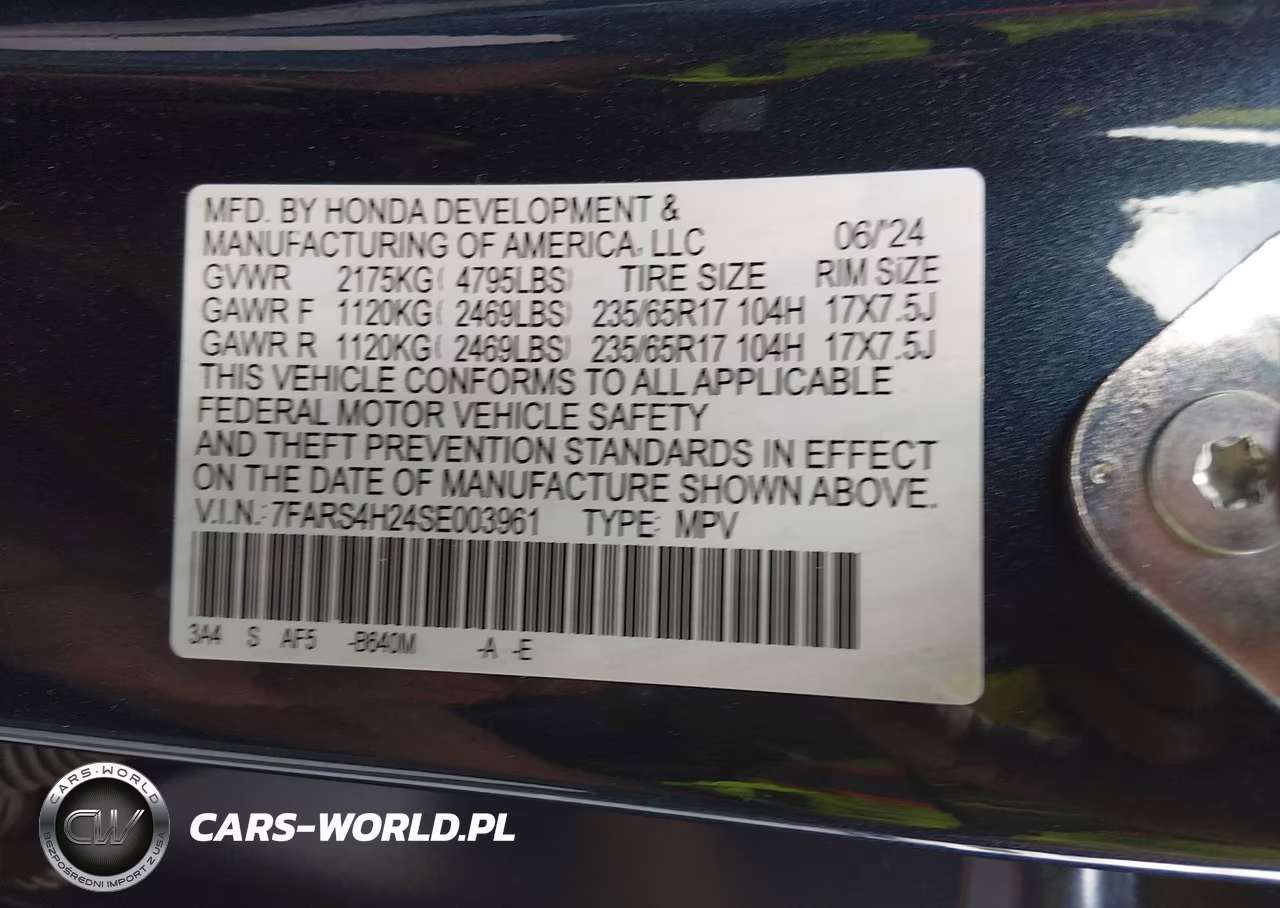 2025 Honda Cr-V Lx Awd VIN:7FARS4H24SE003961 - 9