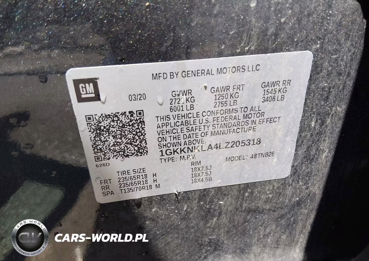 2020 GMC Acadia Fwd Sle VIN:1GKKNKLA4LZ205318 - 9