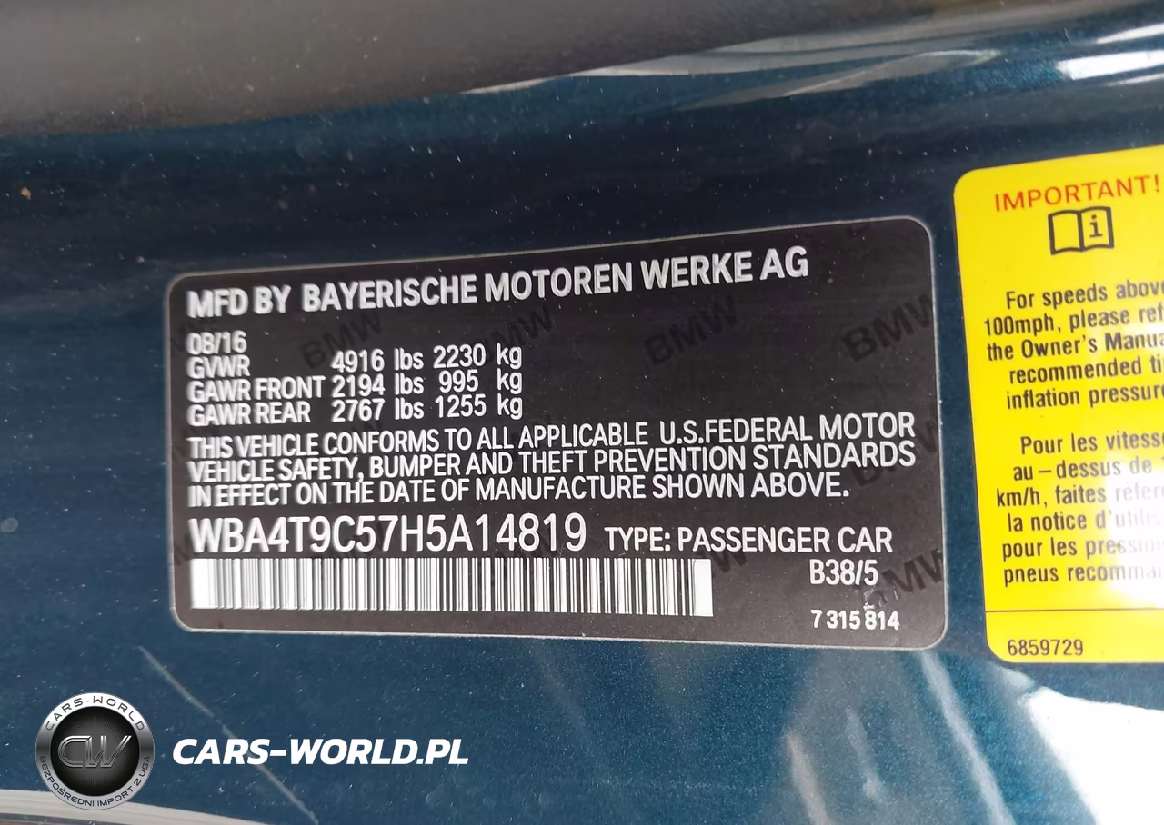 2017 BMW 440I VIN:WBA4T9C57H5A14819 - 9