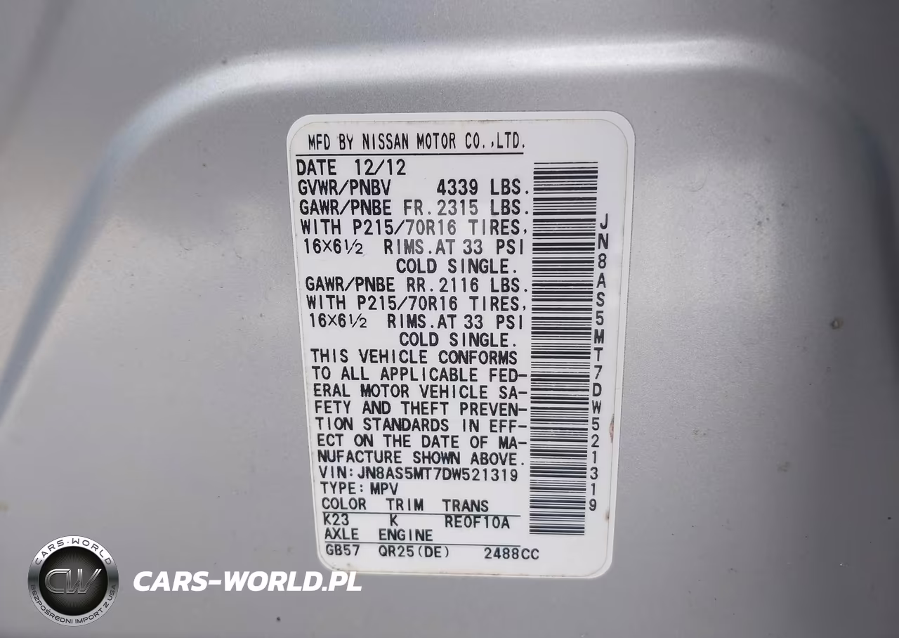2013 Nissan Rogue S VIN:JN8AS5MT7DW521319 - 9
