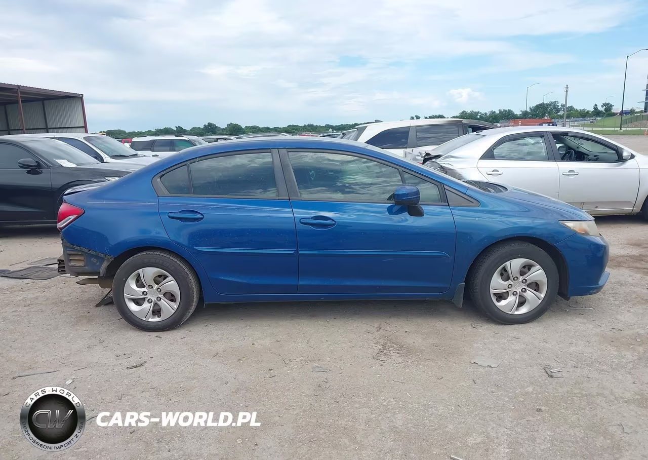 2014 Honda Civic Lx VIN:19XFB2F51EE074884 - 14
