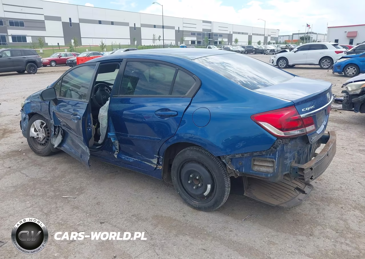 2014 Honda Civic Lx VIN:19XFB2F51EE074884 - 3