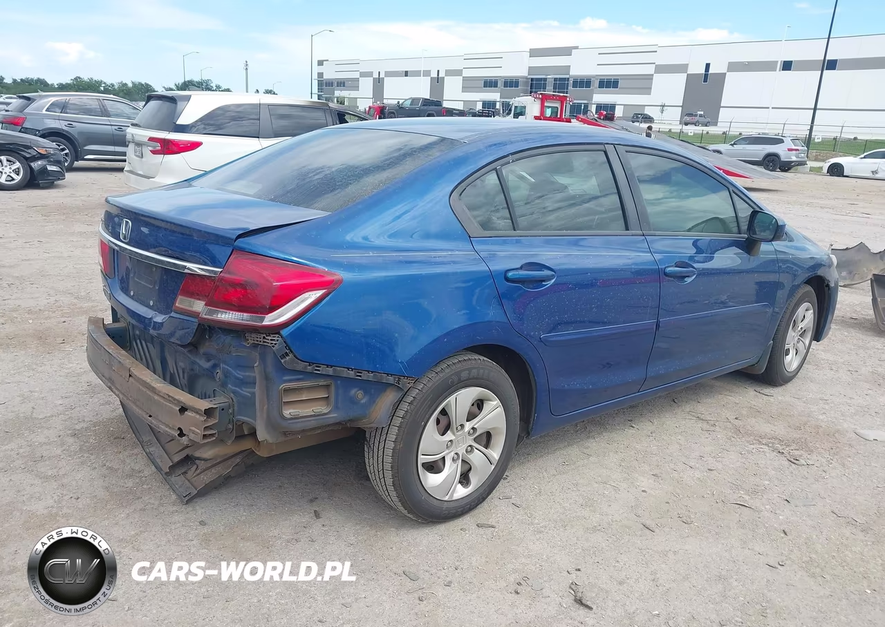 2014 Honda Civic Lx VIN:19XFB2F51EE074884 - 4