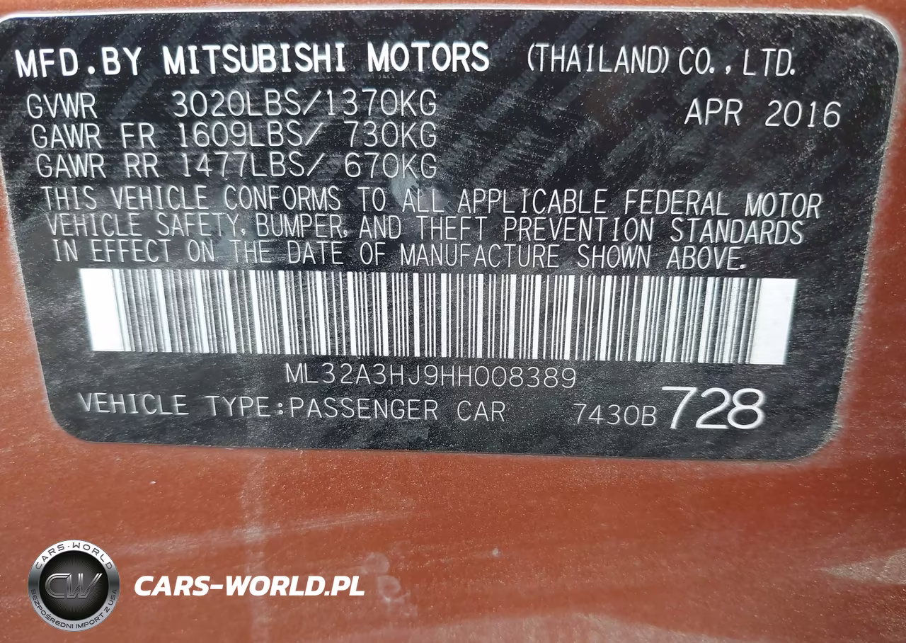 2017 Mitsubishi Mirage Es VIN:ML32A3HJ9HH008389 - 9