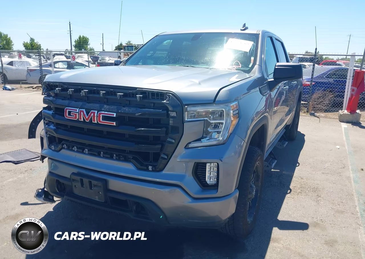 2021 GMC Sierra 1500 4Wd Short Box Elevation VIN:3GTP9CEK0MG149719 - 2