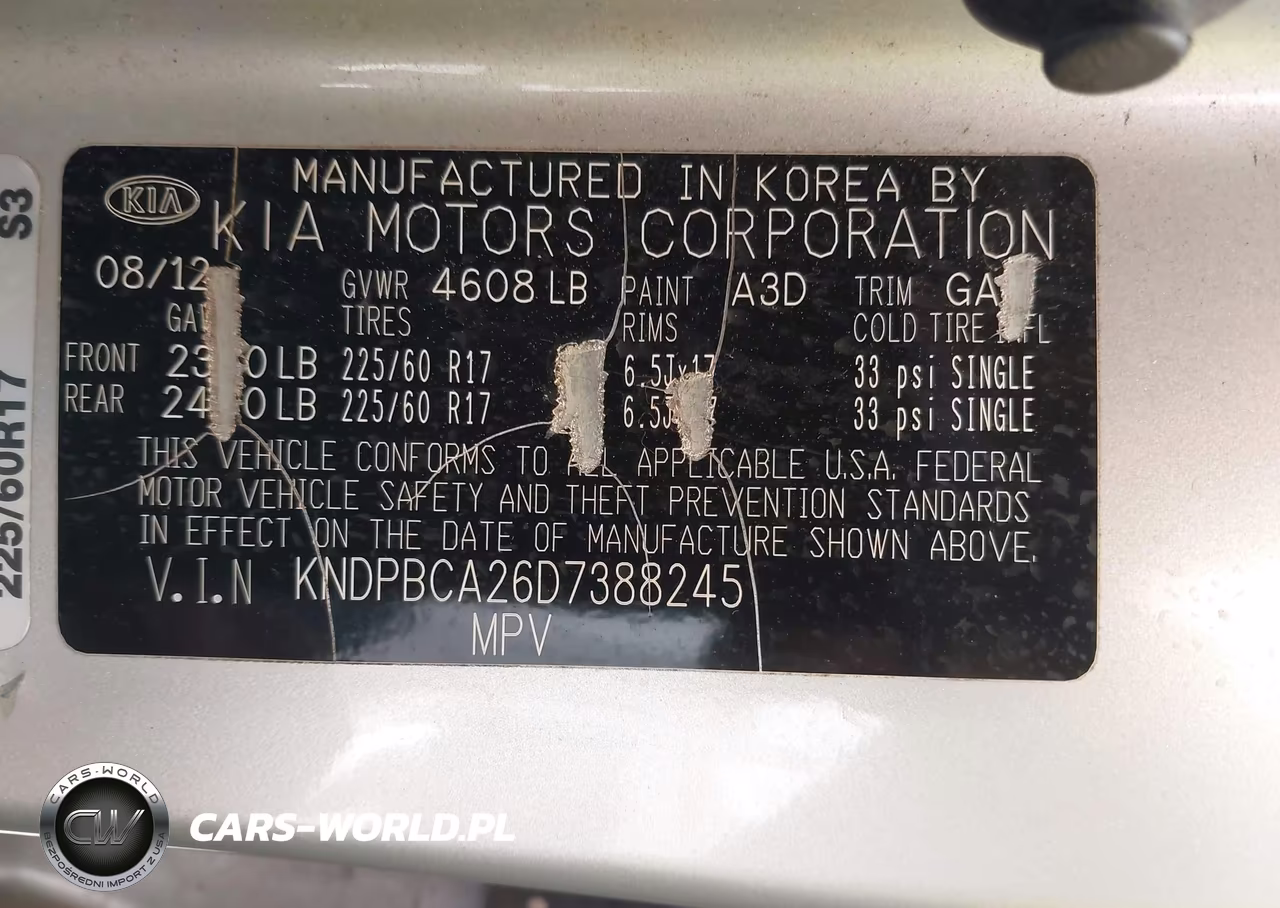 2013 Kia Sportage Lx VIN:KNDPBCA26D7388245 - 9