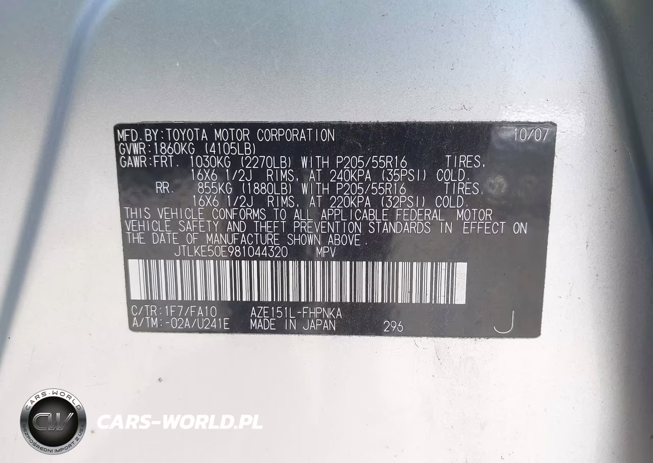 2008 Scion Xb VIN:JTLKE50E981044320 - 9