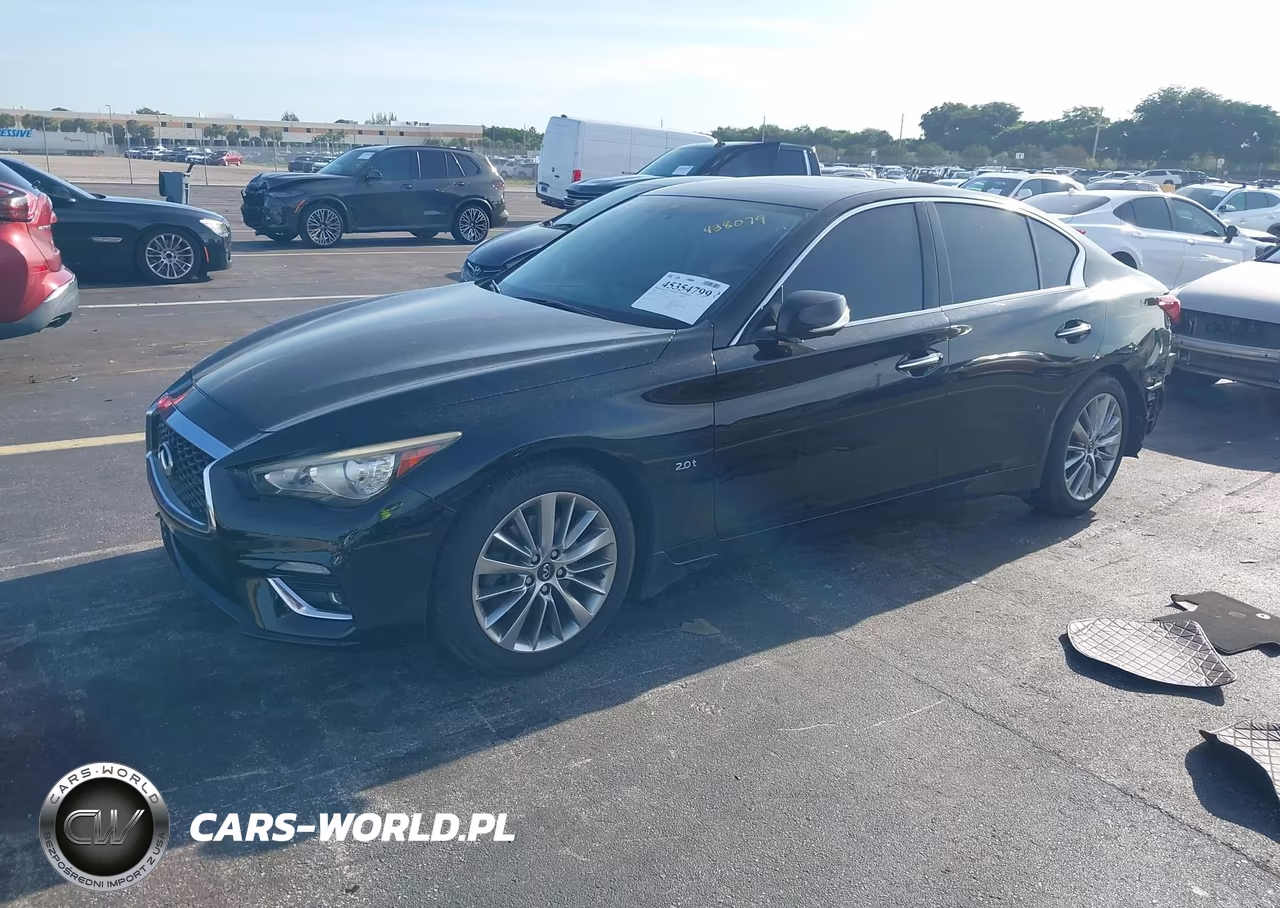 2018 Infiniti Q50 2.0T Luxe VIN:JN1CV7AP3JM241177 - 2